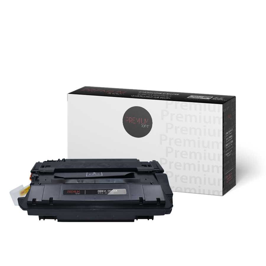 Premium Tone New Compatible HP CE255X 12.5K Toner Cartridge