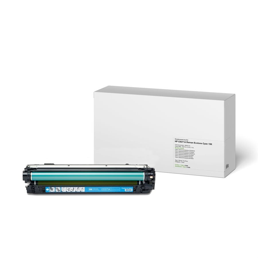 White Box New Compatible HP CE271A Cyan 15K Toner Cartridge