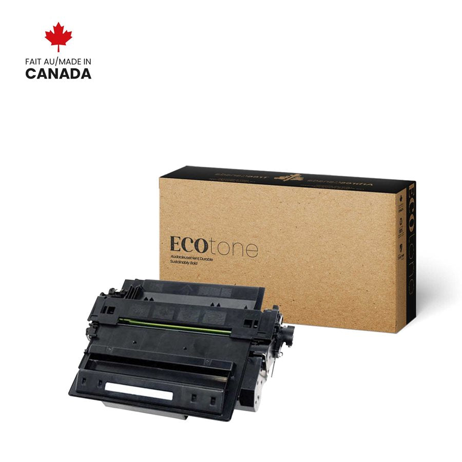 Eco Tone Remanufactured HP CE255X 12.5K Toner Cartridge