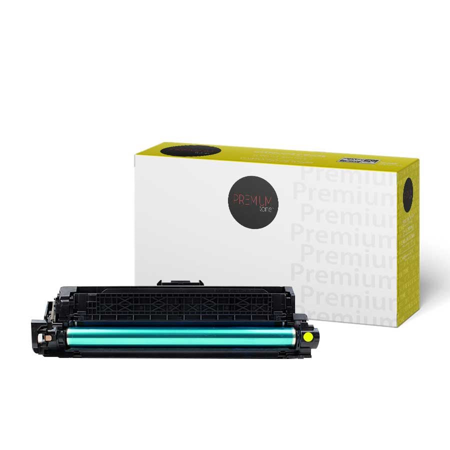 Premium Tone New Compatible HP CF032A (646A) Yellow 12.5K Toner Cartridge