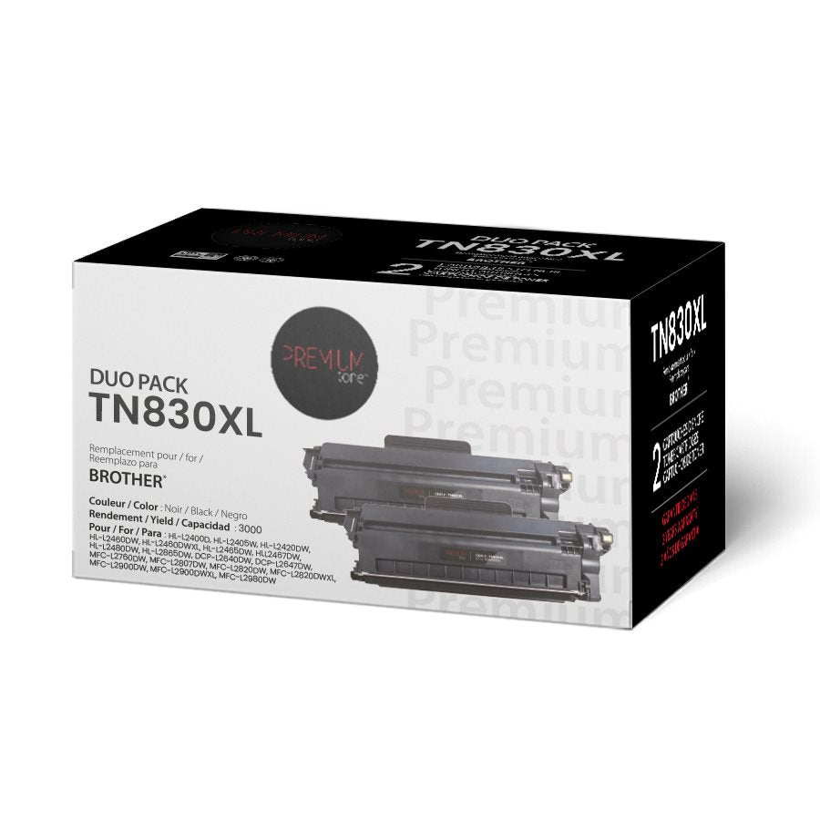 Brother TN830XL 3K (Box of 2)