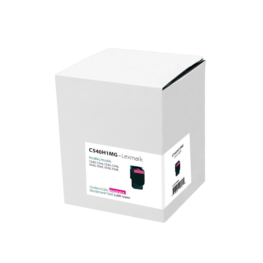 Premium Tone New Compatible Lexmark C54x/X54X, Magenta 2K Toner Cartridge