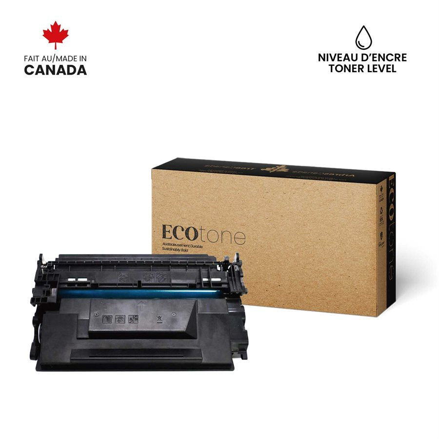Eco Tone Remanufactured HP CF289X Black 10K (With Ink Level) Toner Cartridge