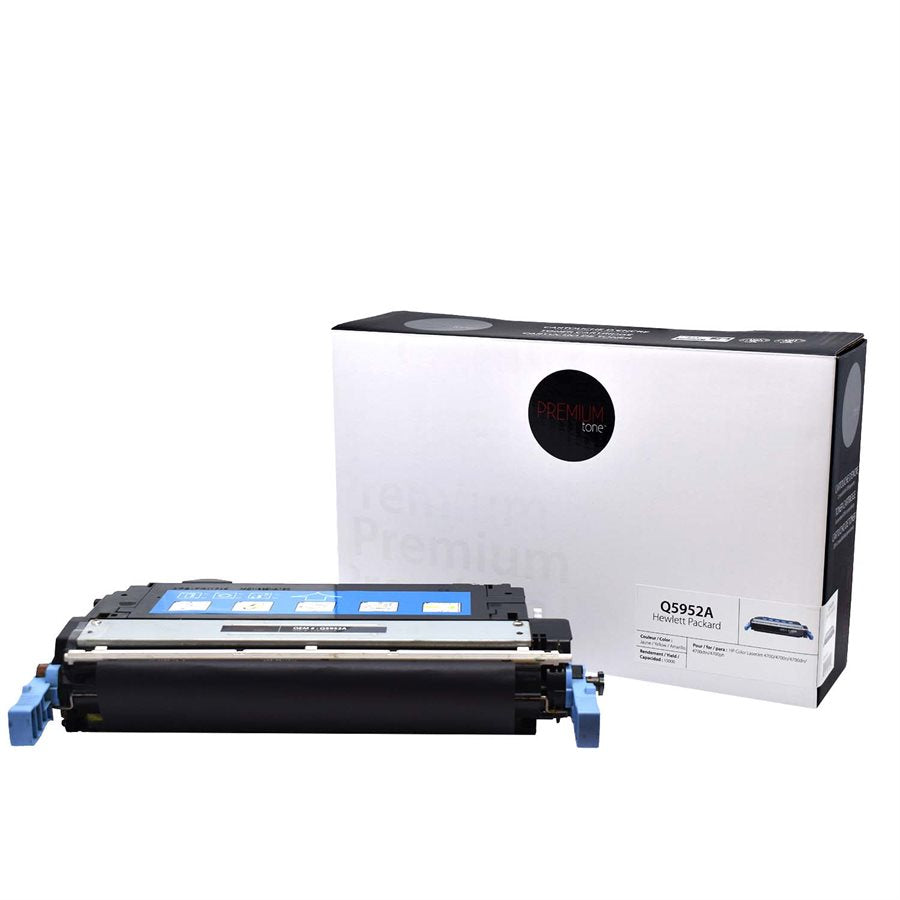 Premium Tone New Compatible HP 4700 Q5952A Yellow 10K Toner Cartridge
