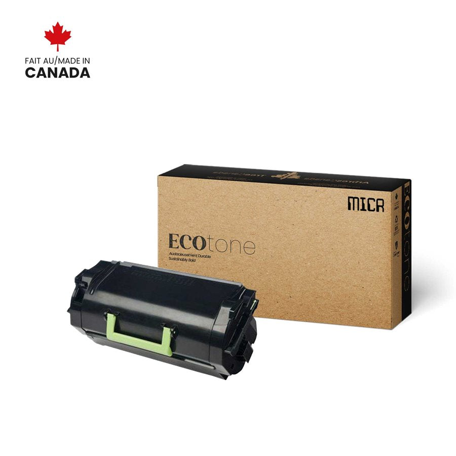 Eco Tone Remanufactured Lexmark 24B6035 MICR 16K MICR Toner Cartridge