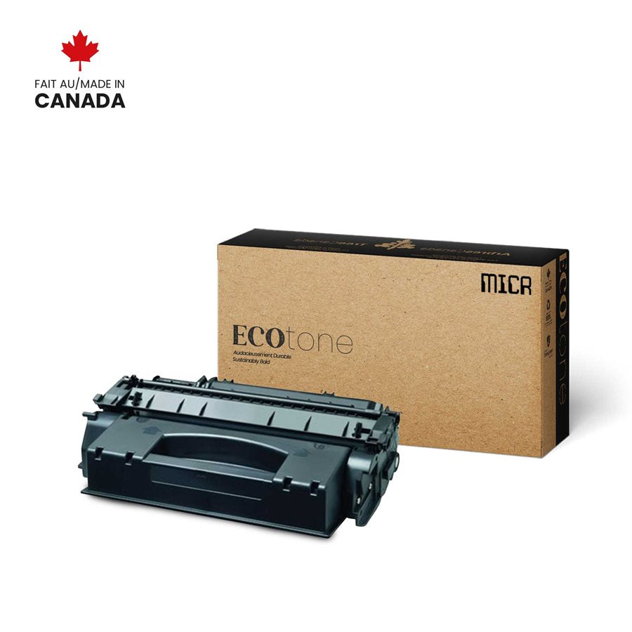 Eco Tone Remanufactured HP Q7553X MICR 7K MICR Toner Cartridge