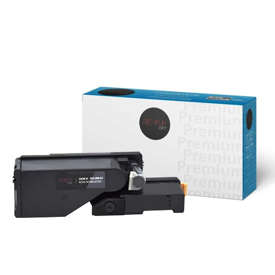 Premium Tone New Compatible Dell E525 593BBJU Cyan 1.4K Toner Cartridge