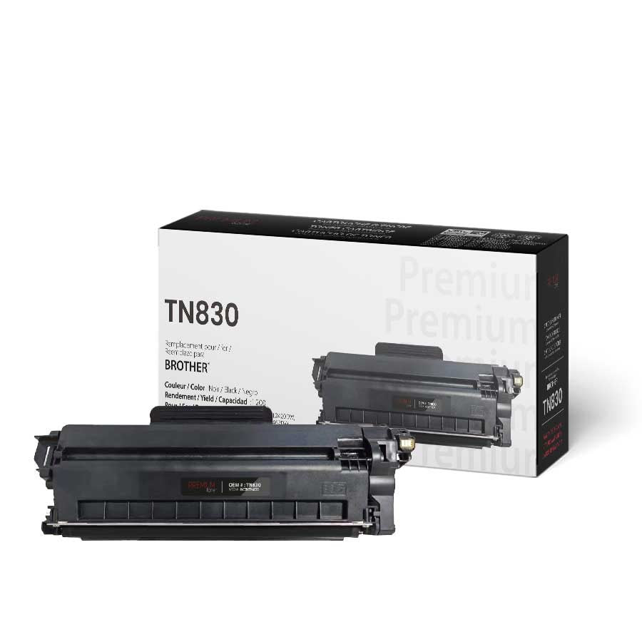Premium Tone New Compatible Brother TN830 1.2K Toner Cartridge