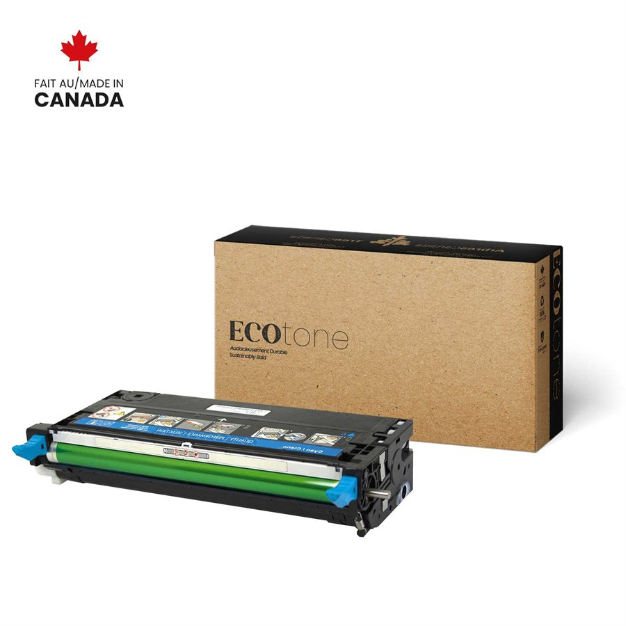 Eco Tone Remanufactured Dell 3108397 Cyan 8K Toner Cartridge