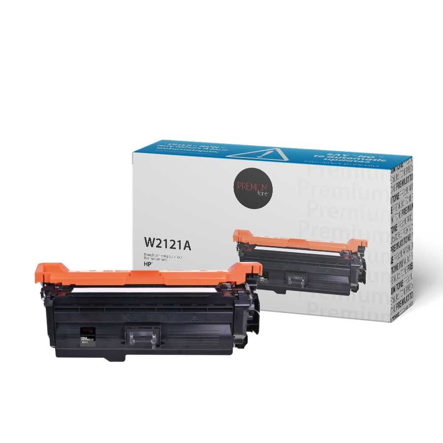 Premium Tone New Compatible HP W2121A (212A) Cyan YRTS 4.5K Toner Cartridge
