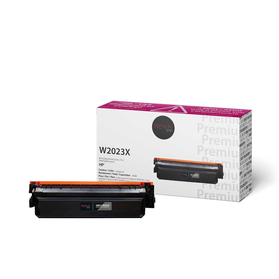 Premium Tone New Compatible HP W2023X (414X) YRTS Magenta 6K Toner Cartridge