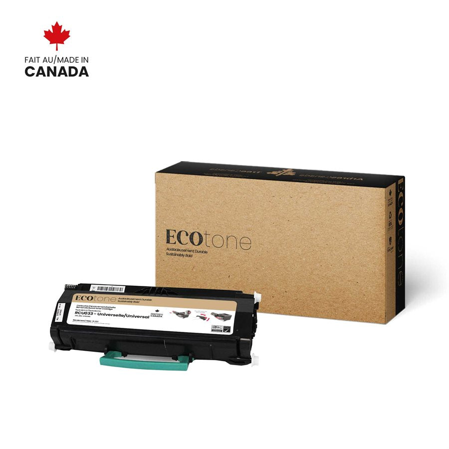 Eco Tone Remanufactured Lexmark E260 / Dell 2330 / IBM 1811 Universal 15K Toner Cartridge