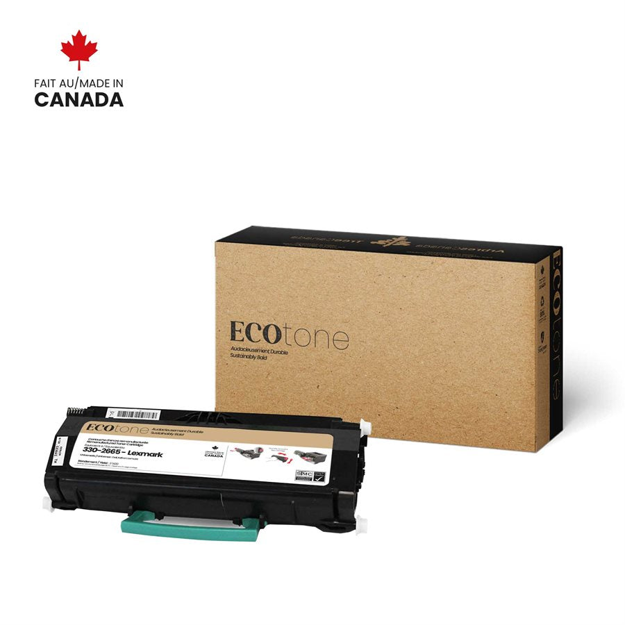 Eco Tone Remanufactured Lexmark E260 / Dell 2330 / IBM 1811 Universal 3.5K Toner Cartridge