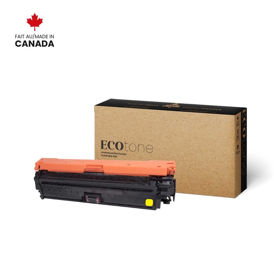 Eco Tone Remanufactured HP CE342A Yellow 16K Toner Cartridge