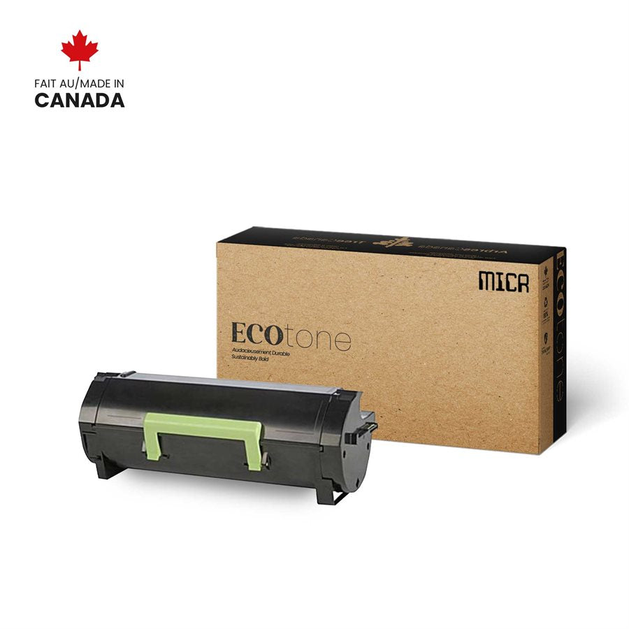 Eco Tone Remanufactured Lexmark 51B1000 MICR 2.5K MICR Toner Cartridge