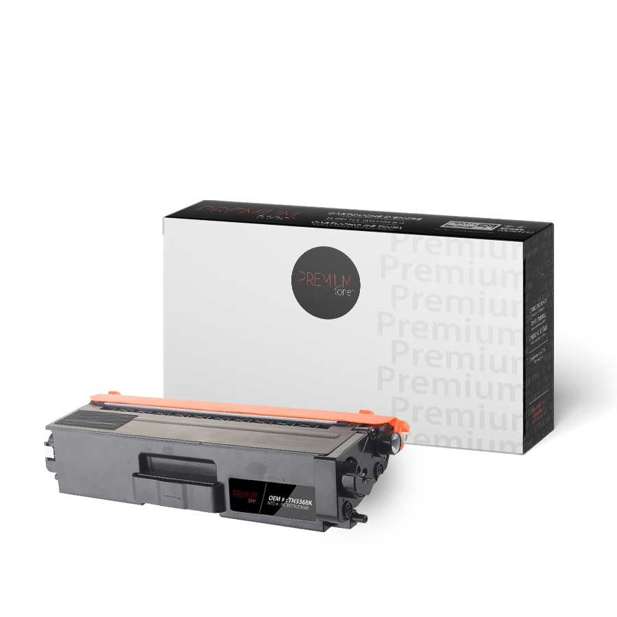 Premium Tone New Compatible Brother TN336 Black 4K Toner Cartridge