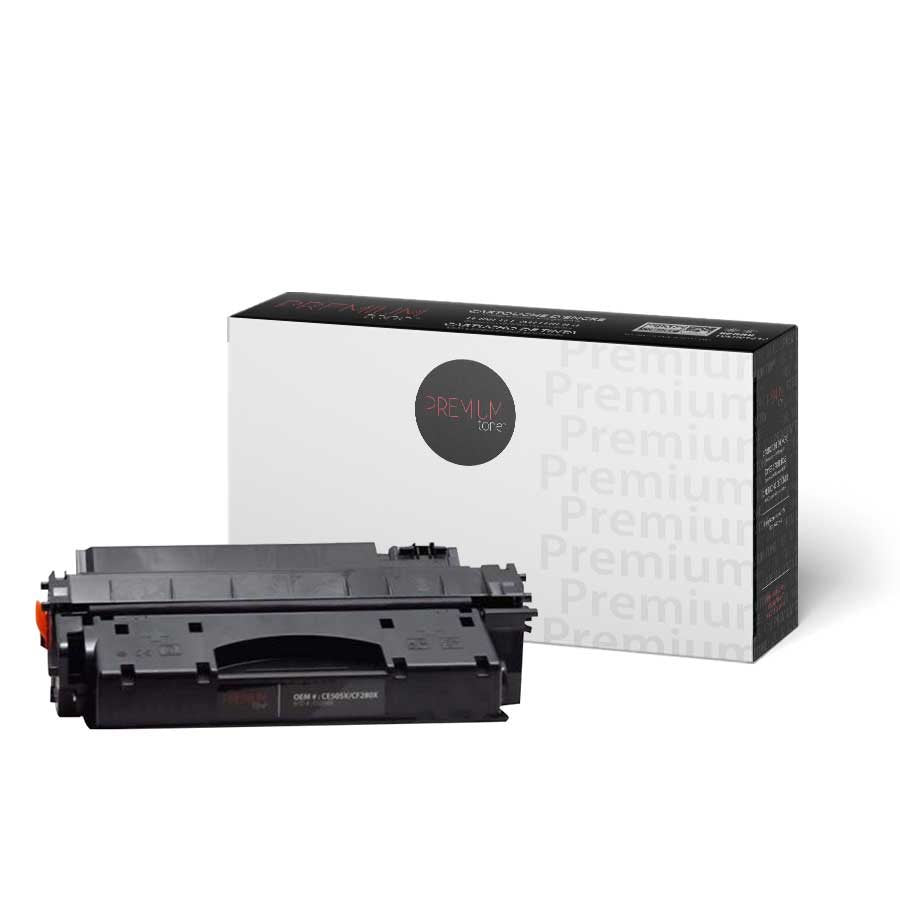 Premium Tone New Compatible HP CE505A, CF280A / Canon No. 119 Universal 2.3K Toner Cartridge