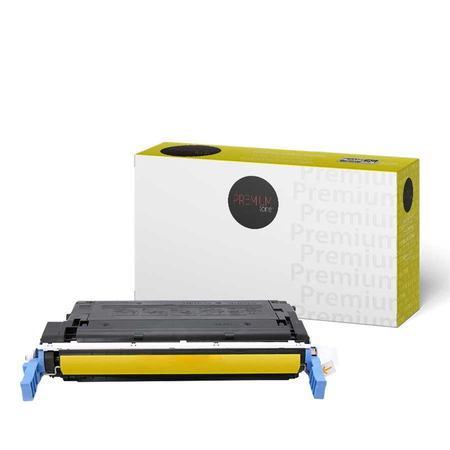 Premium Tone New Compatible HP 4600/4650 C9722A Yellow 8K Toner Cartridge