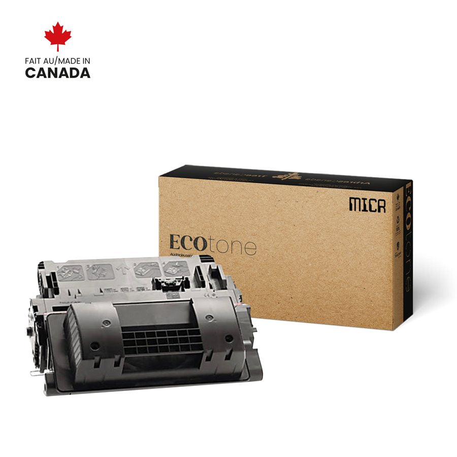 Eco Tone Remanufactured HP CE390X MICR 24K MICR Toner Cartridge
