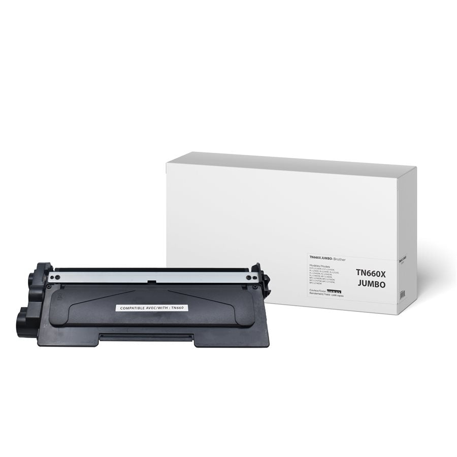 White Box New Compatible Brother TN660 Jumbo 5.2K Toner Cartridge