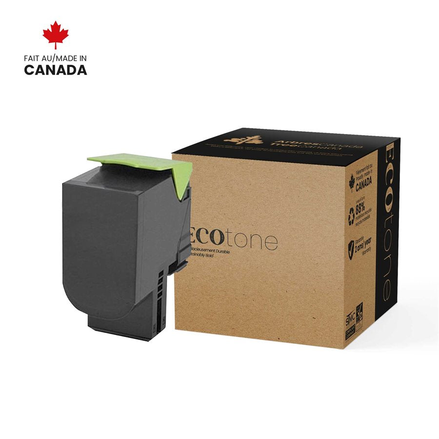 Eco Tone Remanufactured Lexmark 71B1HK0 Black 6K Toner Cartridge
