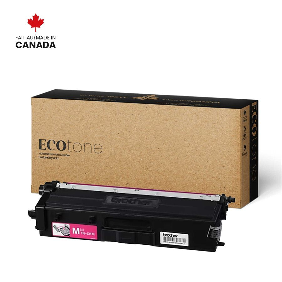 Eco Tone Remanufactured Brother TN431M Magenta 1.8K Toner Cartridge