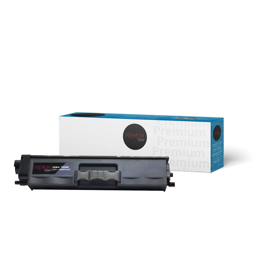 Premium Tone New Compatible Brother TN336 Cyan 3.5K Toner Cartridge