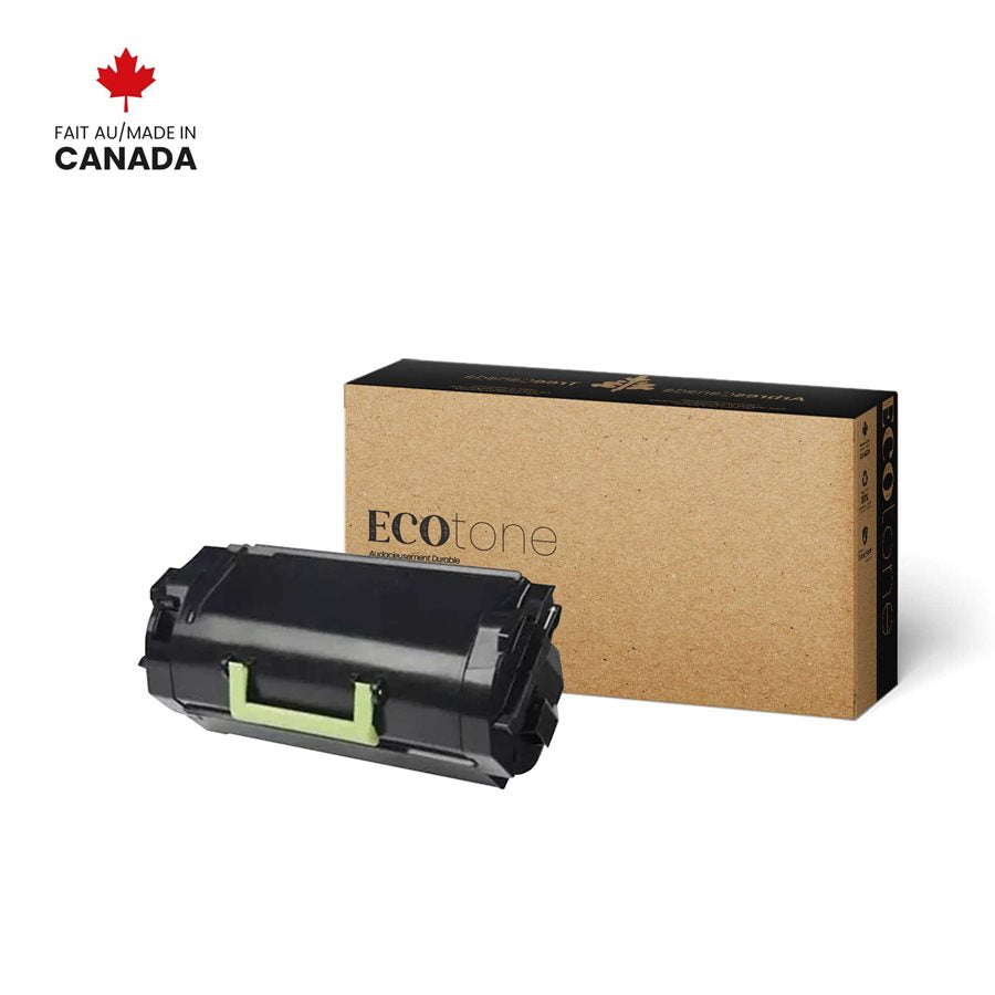 Eco Tone Remanufactured Lexmark 62D1000 6K Toner Cartridge