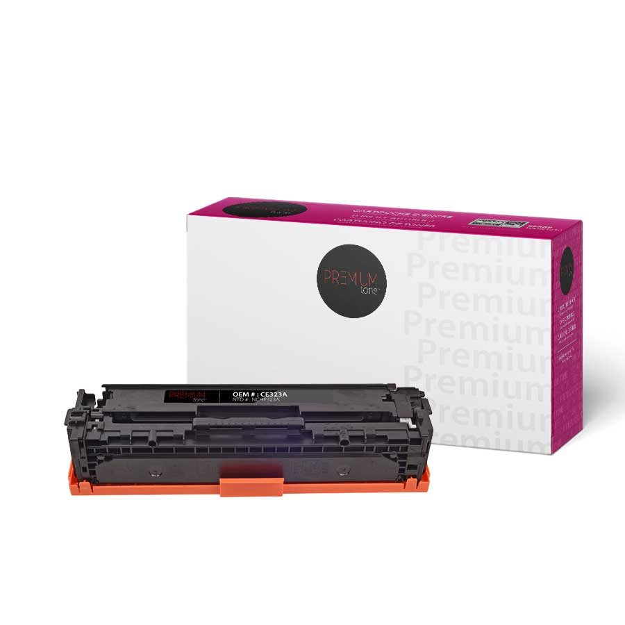 Premium Tone New Compatible HP CE323A CM1415/CP1525 Magenta 1.3K Toner Cartridge
