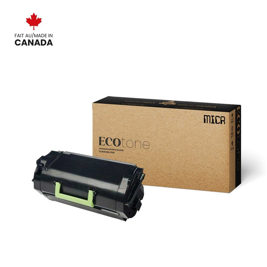 Eco Tone Remanufactured Lexmark 24B6015 MICR 35K MICR Toner Cartridge