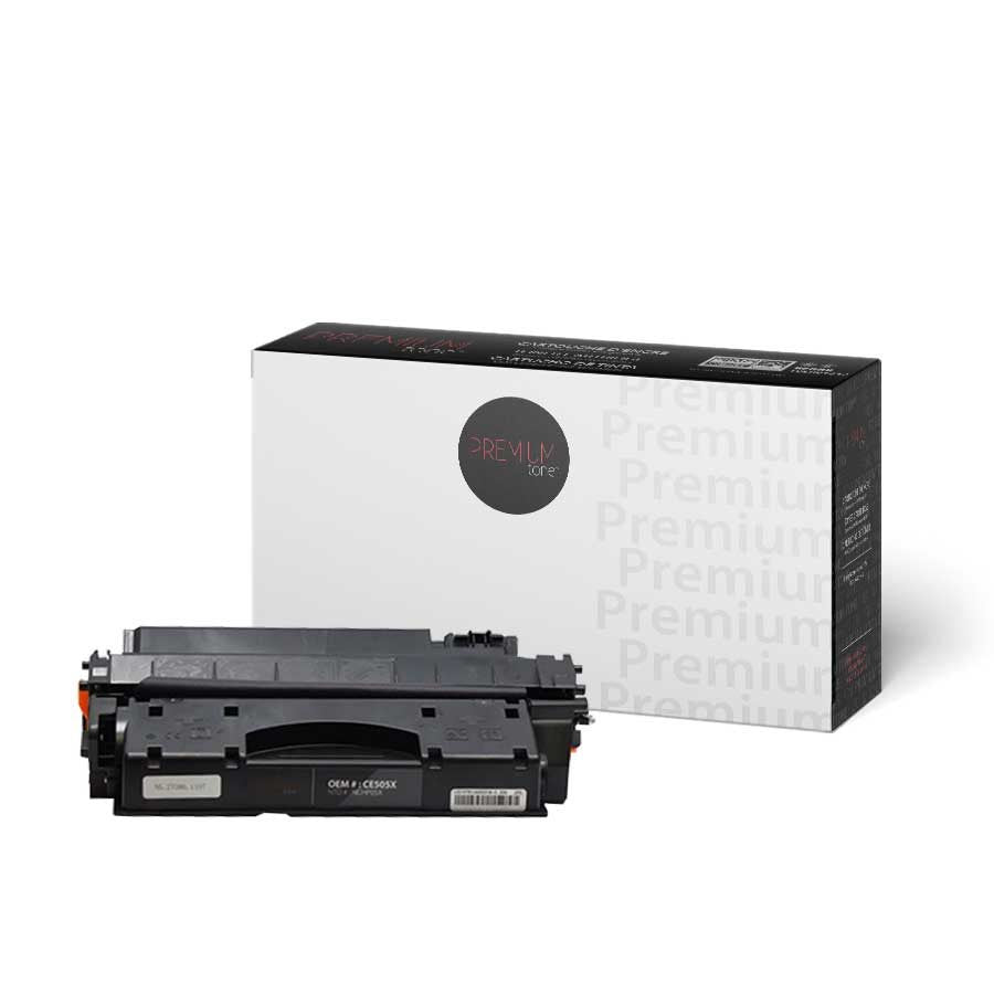 Premium Tone New Compatible HP CE505X P2055 6.5K Toner Cartridge