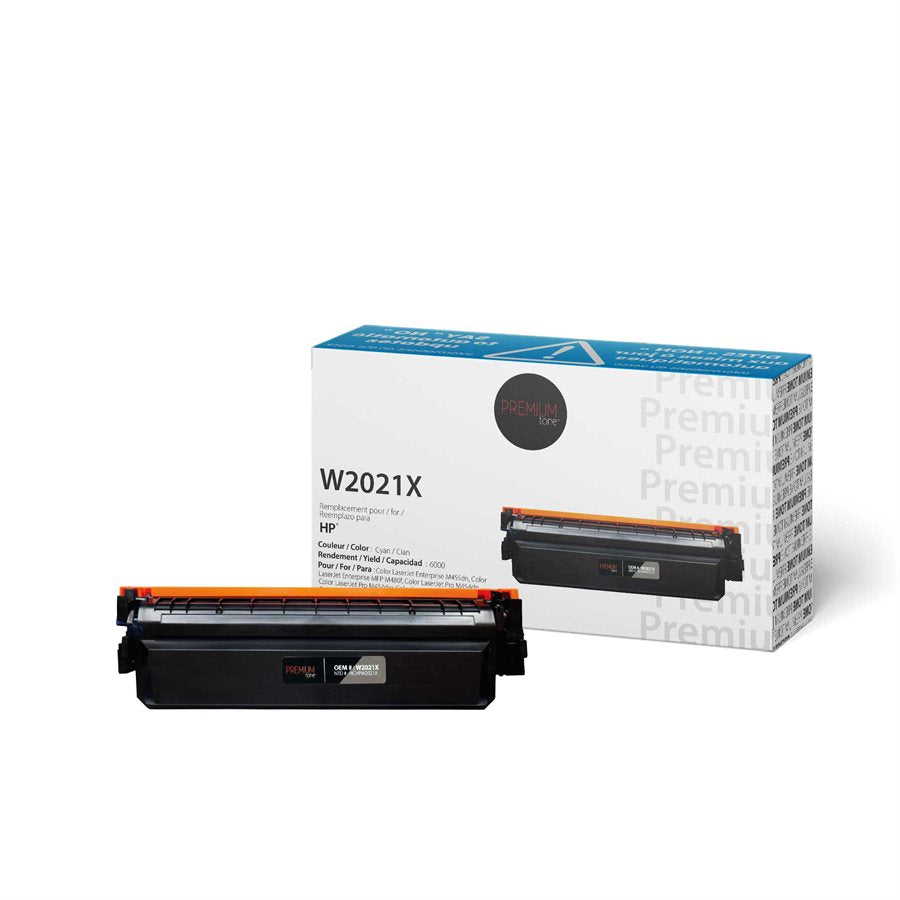 Premium Tone New Compatible HP W2021X (414X) YRTS Cyan 6K Toner Cartridge