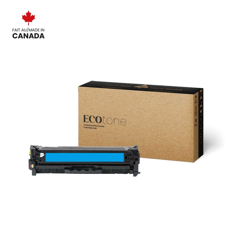 Eco Tone Remanufactured HP CF381A Cyan 2.7K Toner Cartridge