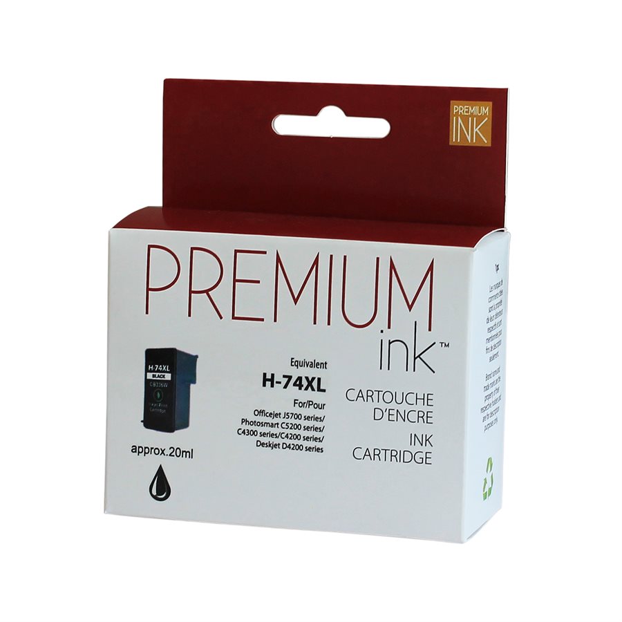 HP No. 74XL/CB336W Black