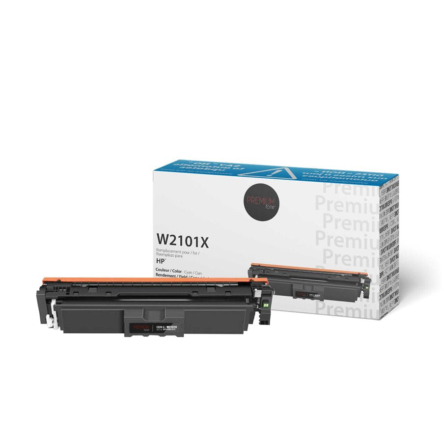 Premium Tone New Compatible HP W2101X YRTS Cyan 5.5K Toner Cartridge