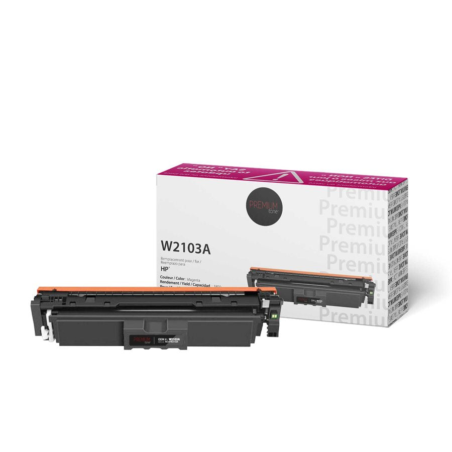 Premium Tone New Compatible HP W2103A YRTS Magenta 1.8K Toner Cartridge