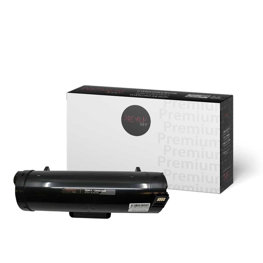 Premium Tone New Compatible Xerox 106R03944 Black 46.7K Toner Cartridge