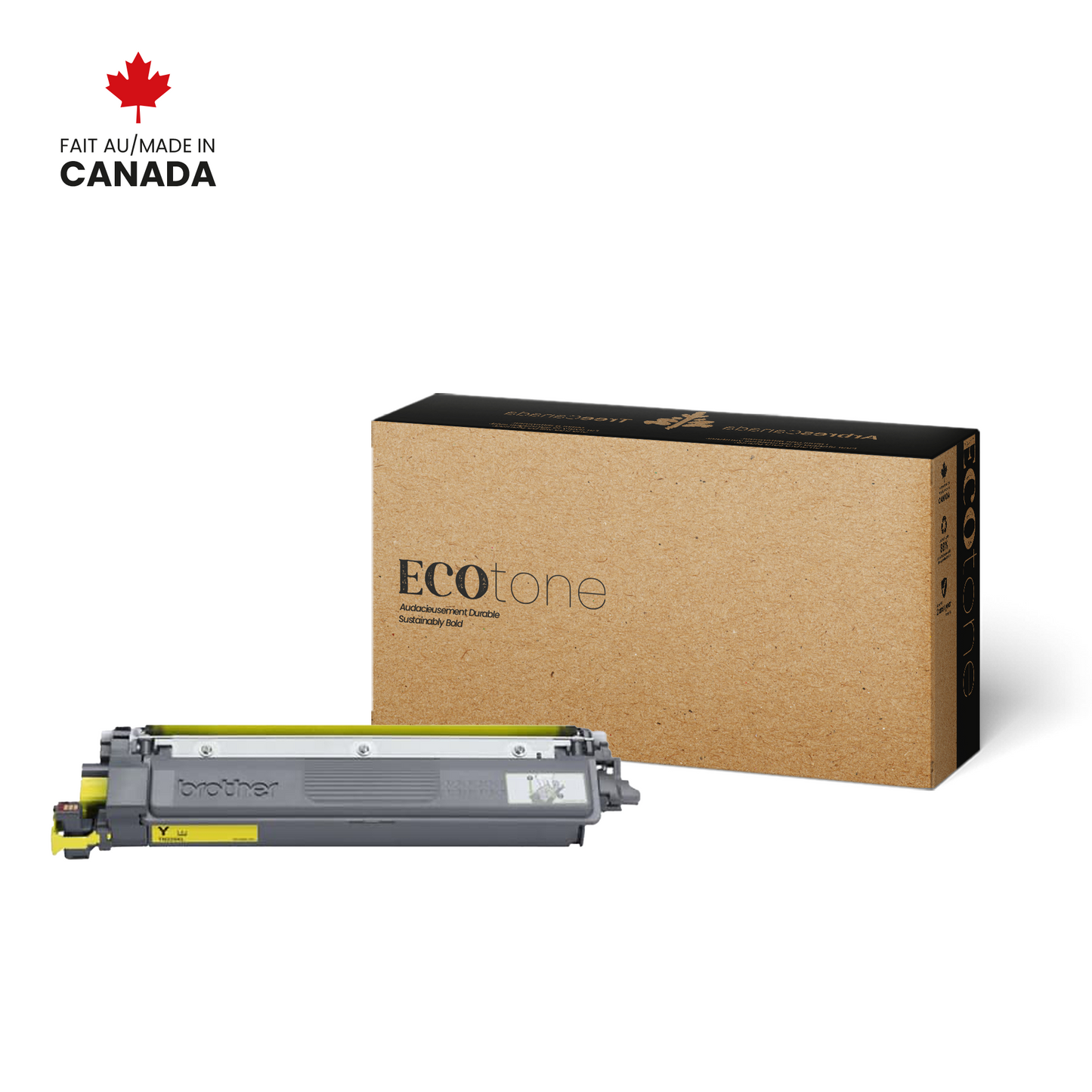 Eco Tone Remanufactured Brother TN229XLY Yellow 2.3K Toner Cartridge