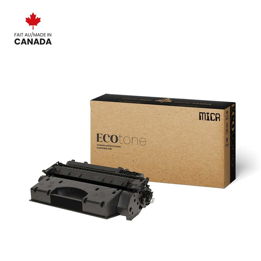 Eco Tone Remanufactured HP CE505X MICR 6.5K MICR Toner Cartridge