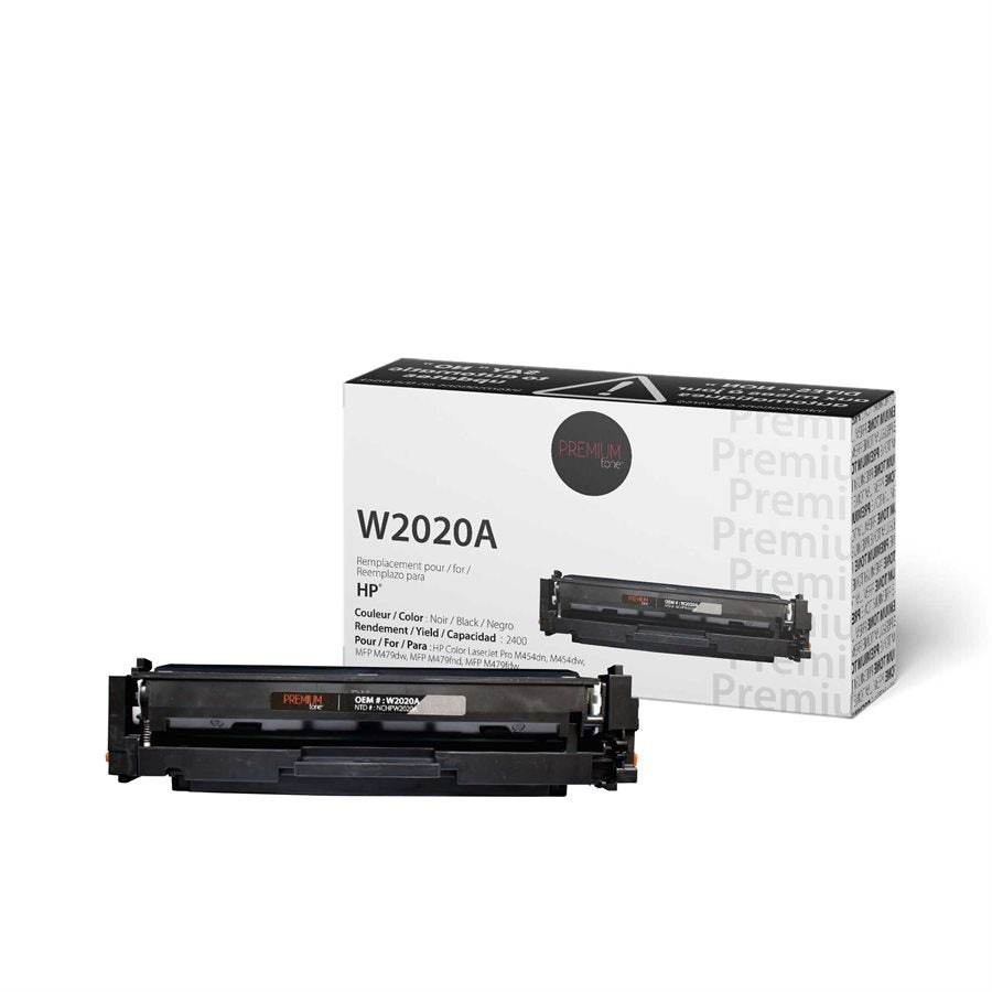 Premium Tone New Compatible HP W2020A (414A) YRTS Black 2.4K Toner Cartridge