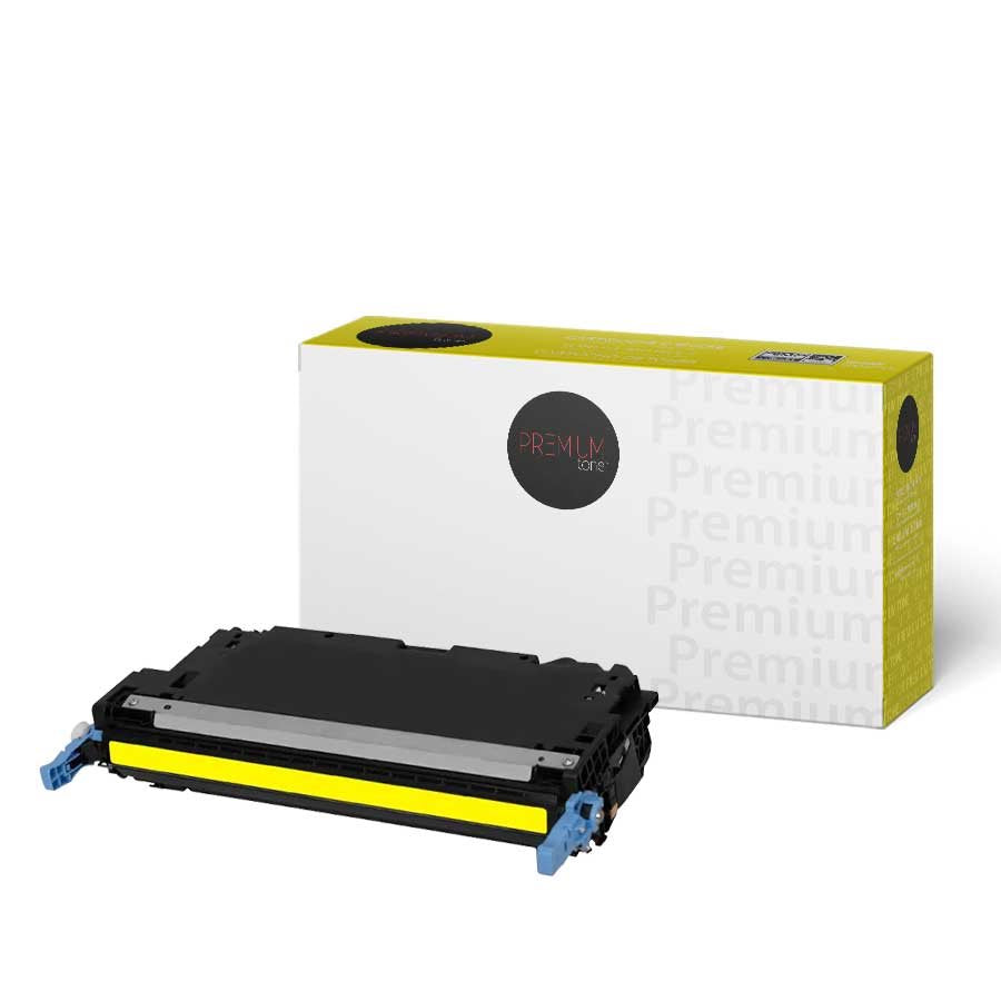 Premium Tone New Compatible HP 3600 Q6472A Yellow 4K Toner Cartridge