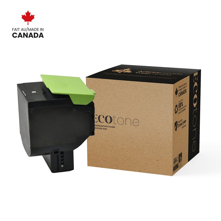 Eco Tone Remanufactured Lexmark C231HK0 Black 3K Toner Cartridge