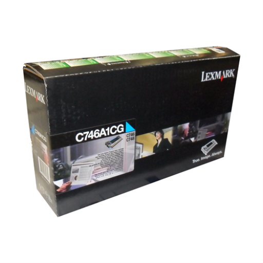 Lexmark C746,748 Cyan Return Program 7K Toner Cartridge