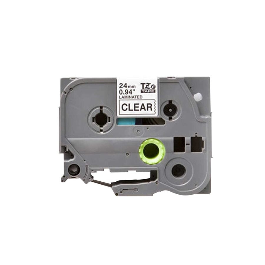 Brother TZE-151 Black/Clear 24mm Label Tape Cassette