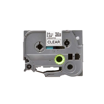 Brother TZE-151 Black/Clear 24mm Label Tape Cassette