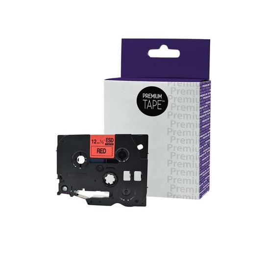 Brother TZ-232 Red/White 12mm Label Tape Cassette