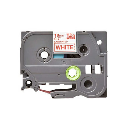 Brother TZe242 Red/White 18mm Label Tape Cassette