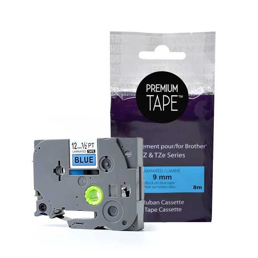 Brother TZ-531 Black/Blue 12mm Label Tape Cassette