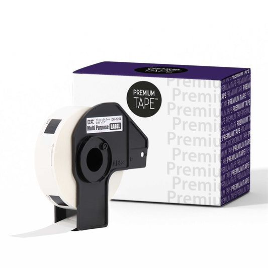 0.66" x 2.1" Brother DK1204 Multipurpose Labels (400)