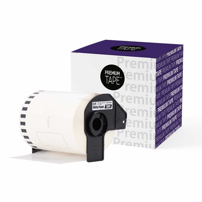 4" x 100' Continuous White Paper Label For Brother DK-2243